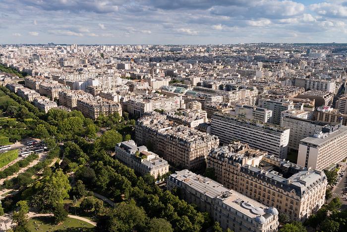 Vue du 15 eme arrondissement de Paris