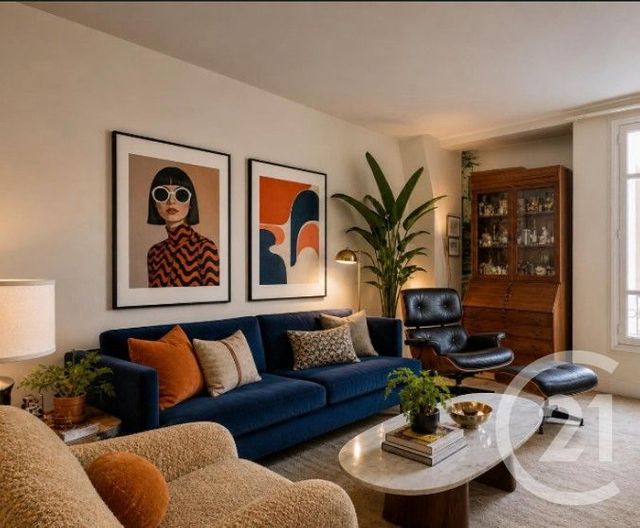 Appartement F2 à vendre - 2 pièces - 45.3 m2 - PARIS - 75015 - ILE-DE-FRANCE - Century 21 Immoside Felix Faure